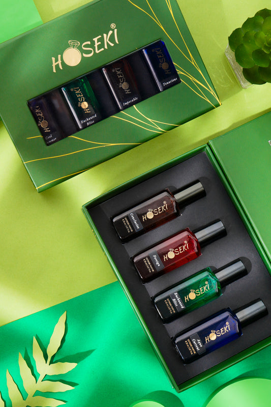 4*20ml Miniature HOSEKI Essence Gift Set Collection: A Symphony of Scents