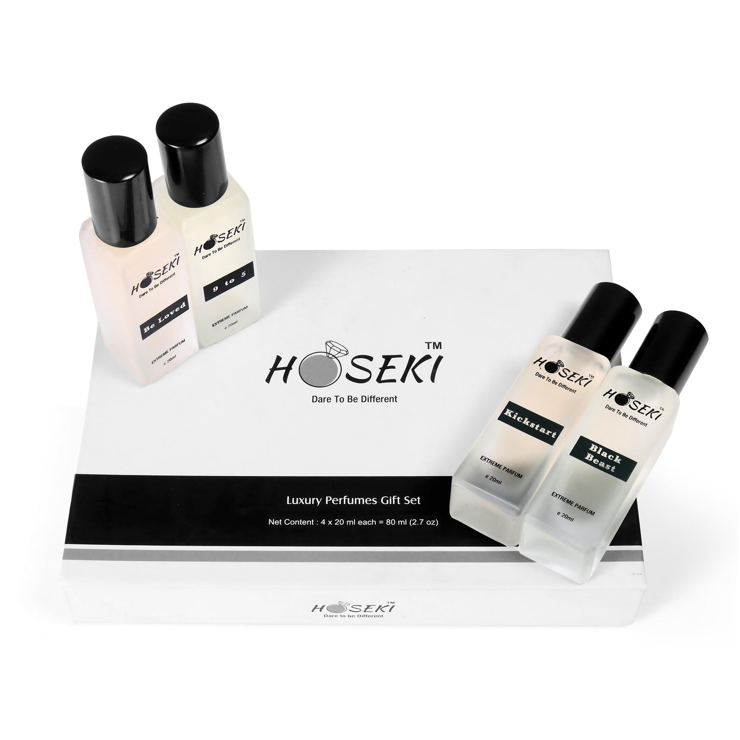 4 Luxury Miniature Fragrance Gift Set By Hoseki