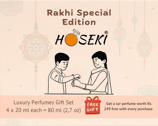 Scented Bonds: Rakhi Special Luxury Mini Perfume Set